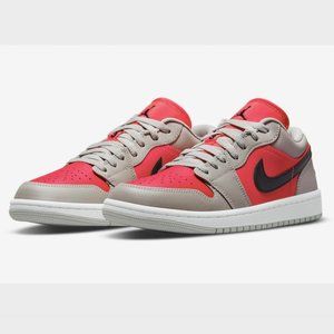 Jordan 1 Retro Low Light Iron Ore Siren Red Size 8